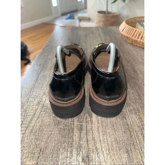 Sam Edelman Laurs platform lug sole loafers in black patent finish Size 11 women - Picture 3 of 9